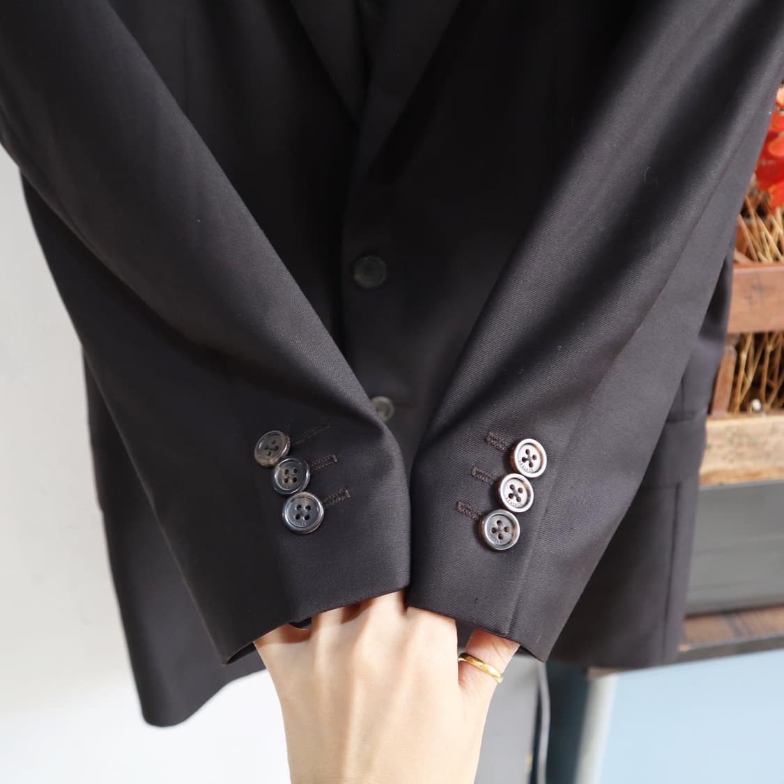 지아니베르사체 레이온 2B 블레이져 상품이미지4