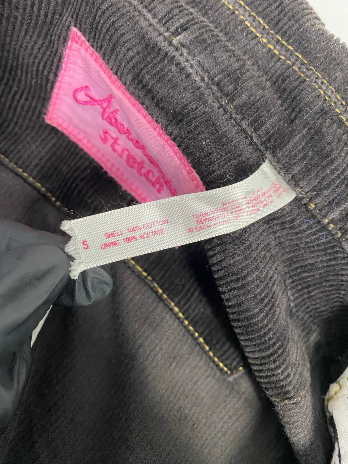 아베크롬비 블랙 코듀로이 포켓 자켓 S <593> 상품이미지8