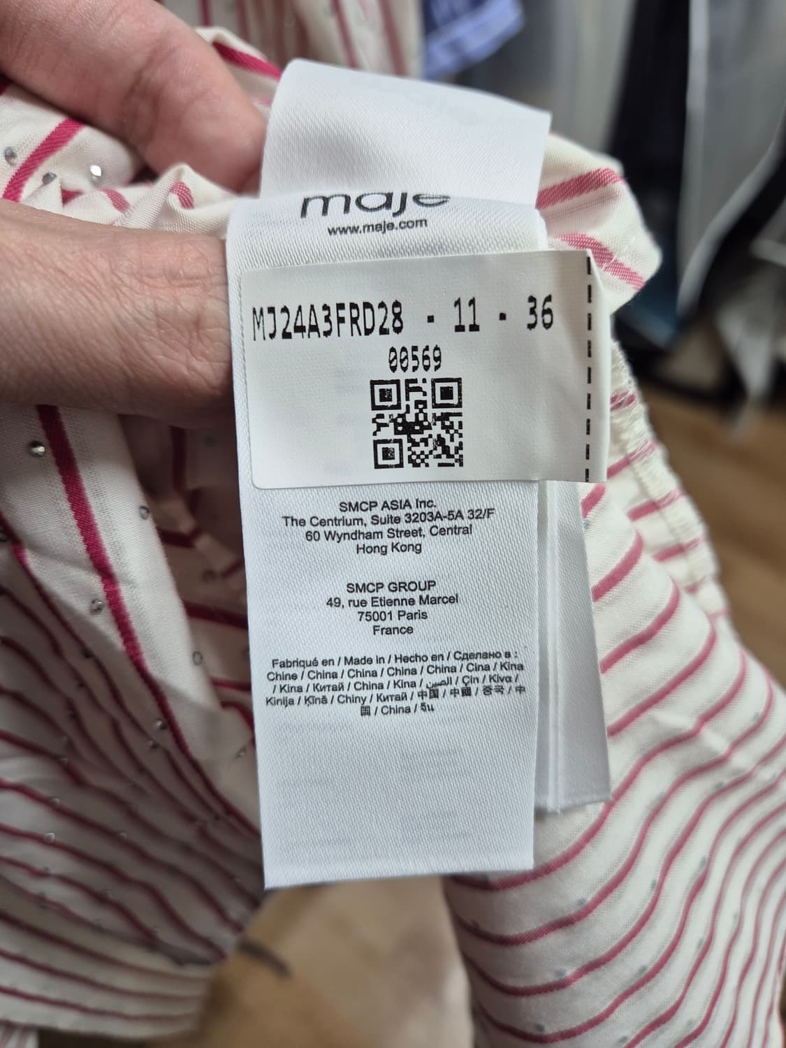 마쥬 미니 셔츠 드레스 36 상품이미지5