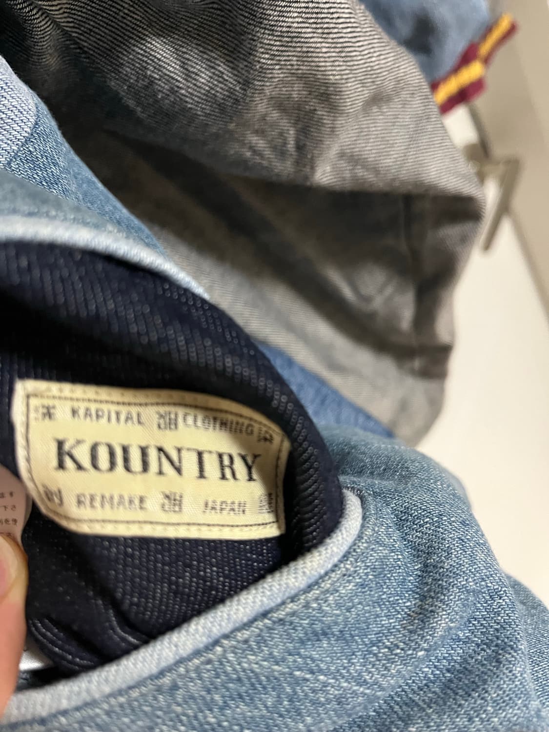 캐피탈 수베니어 리메이크 데님 자켓 L 판매합니다 상품이미지4