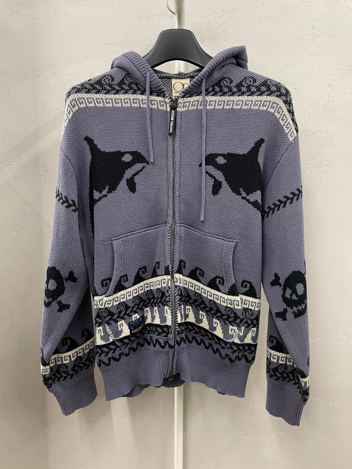 오션퍼시픽 오르카 니트 집 후디 재킷 상품이미지2