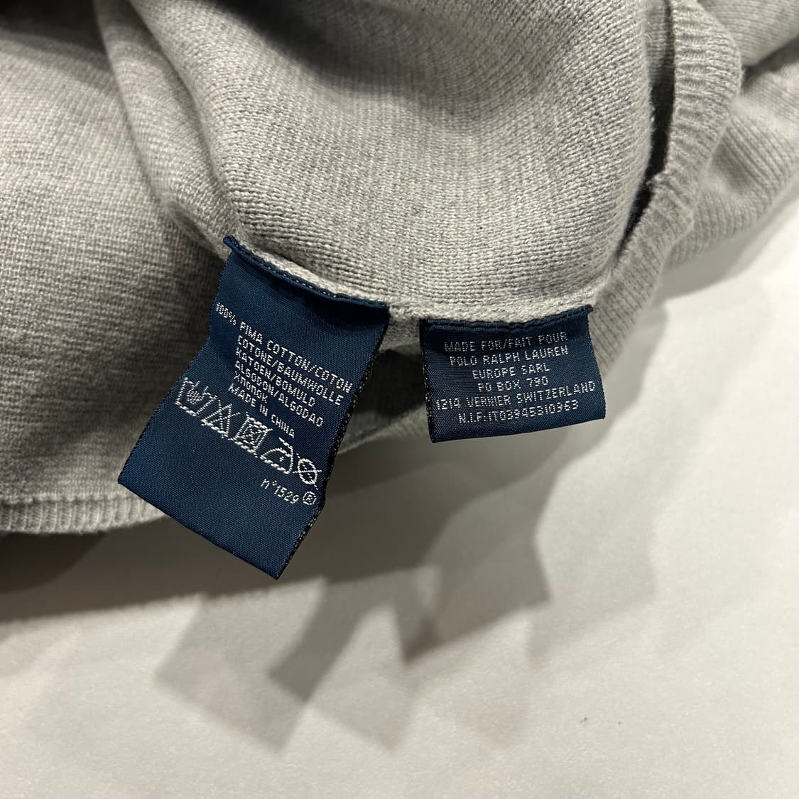 [M] 폴로 랄프로렌 381 블리커 하프집업 니트 그레이 B197 상품이미지10