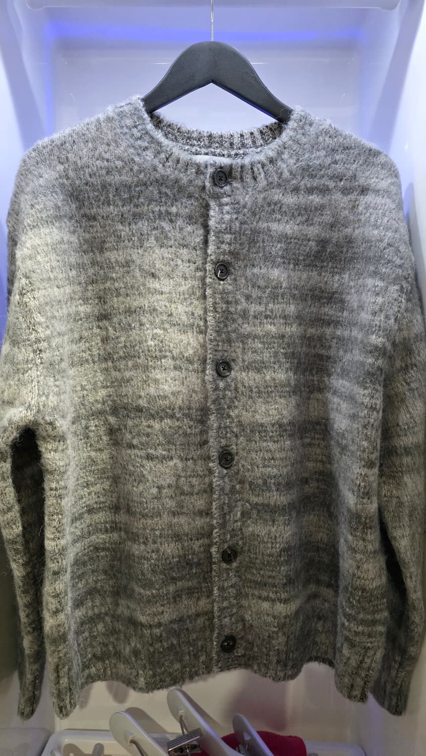 벨리에 24fw 브러쉬드 탐 가디건 포그그레이 5 상품이미지4