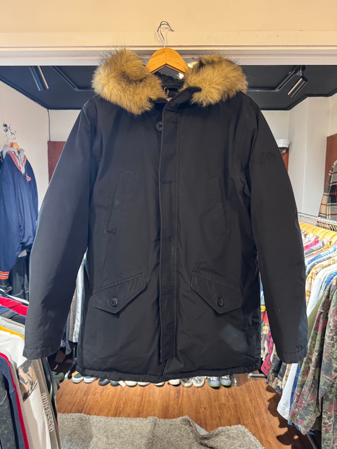 노스페이스 화이트라벨 덕다운 패딩점퍼 파카 XL 상품이미지1