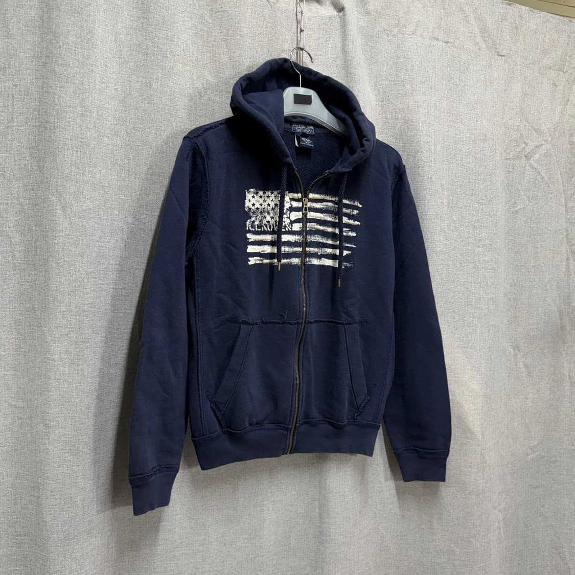 [M] 폴로 진스(Polo Jeans Co.) 빈티지 성조기 후드 집업 상품이미지2