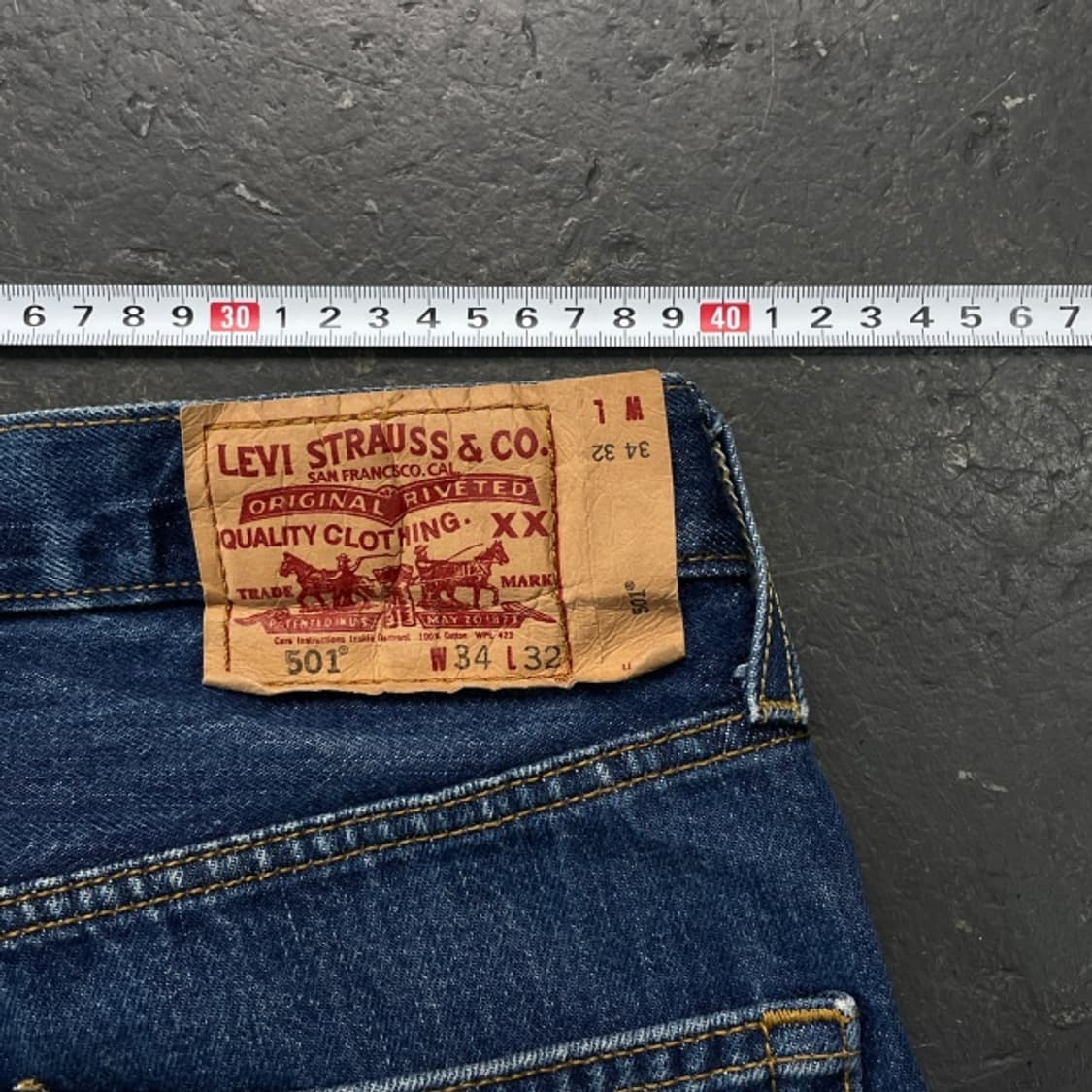 34 리바이스 501 청바지  상품이미지8