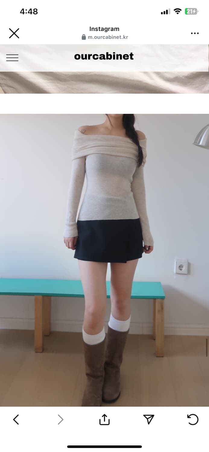 아워캐비넷 스커트 상품이미지2