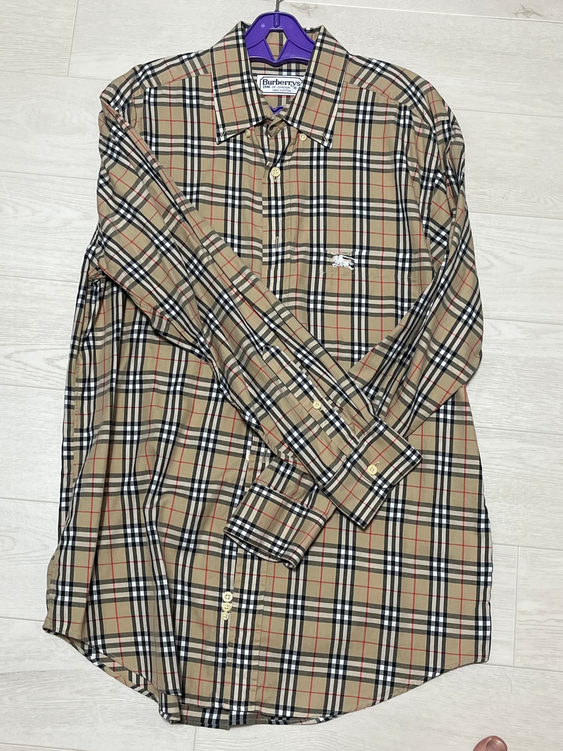빈티지 버버리 셔츠 상품이미지1