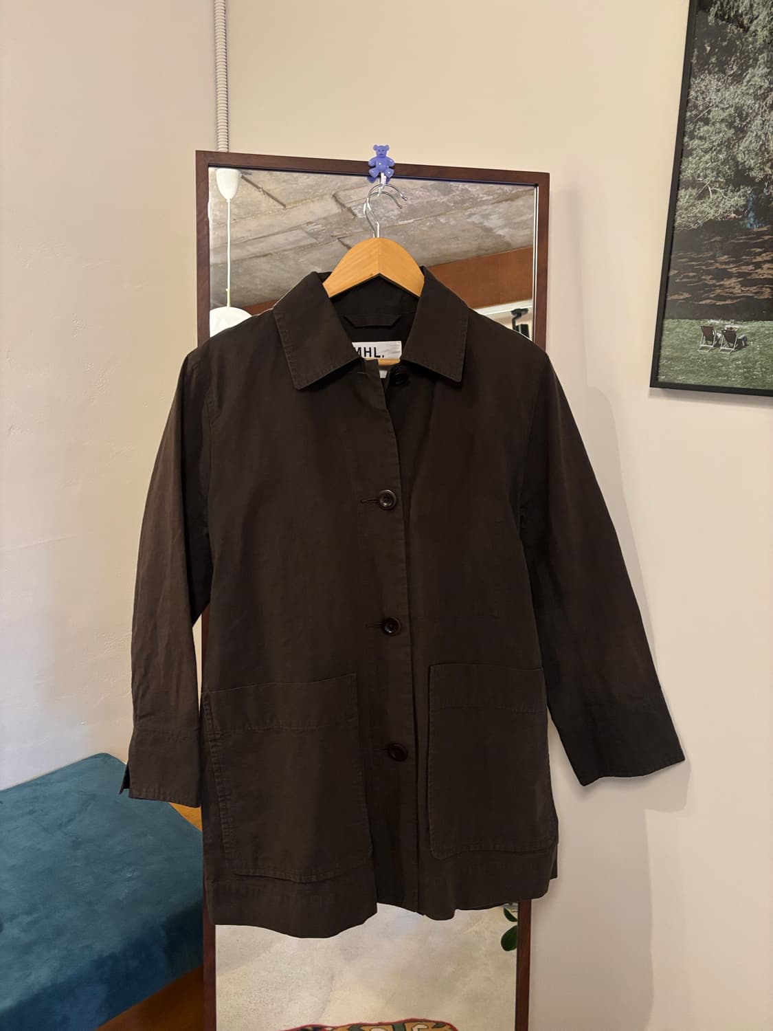 MHL 마가렛호웰 브라운 면 자켓 상품이미지1