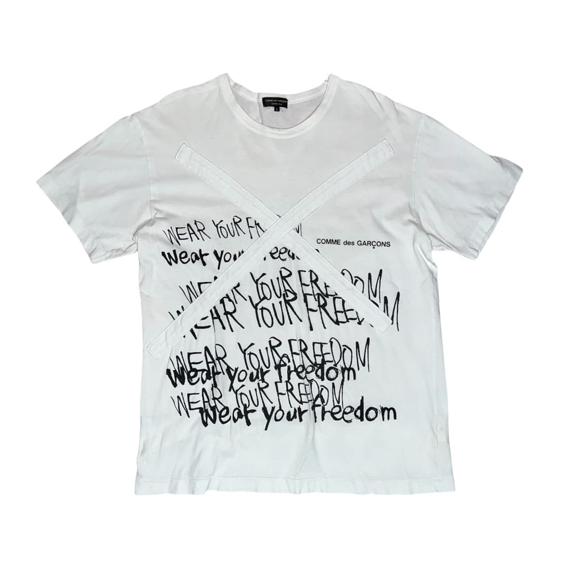 꼼데가르송 옴므 플러스 크로스 반팔 상품이미지1