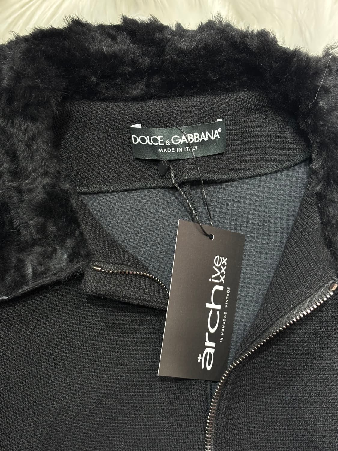 Dolce & Gabbana jacket 돌체앤가바나 퍼 카라 자켓 상품이미지3