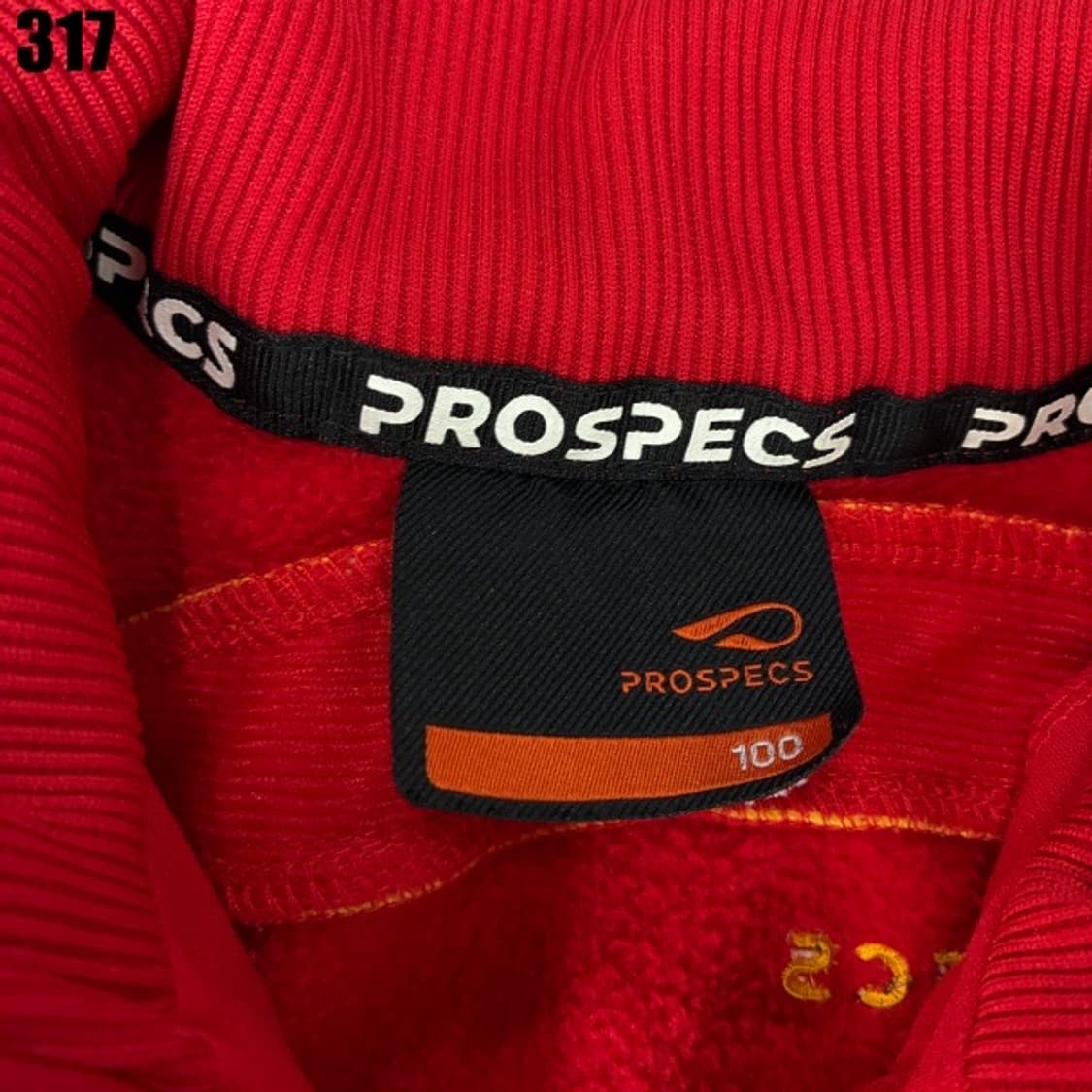 프로스펙스 레드 집업 상품이미지2