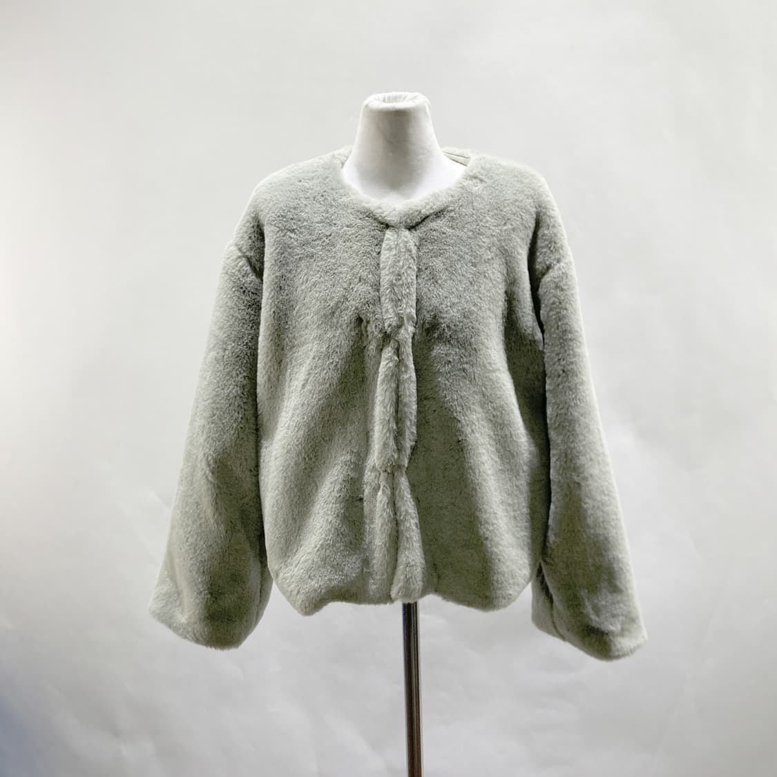 여성 퍼자켓 올리브그린 최상 free 상품이미지1