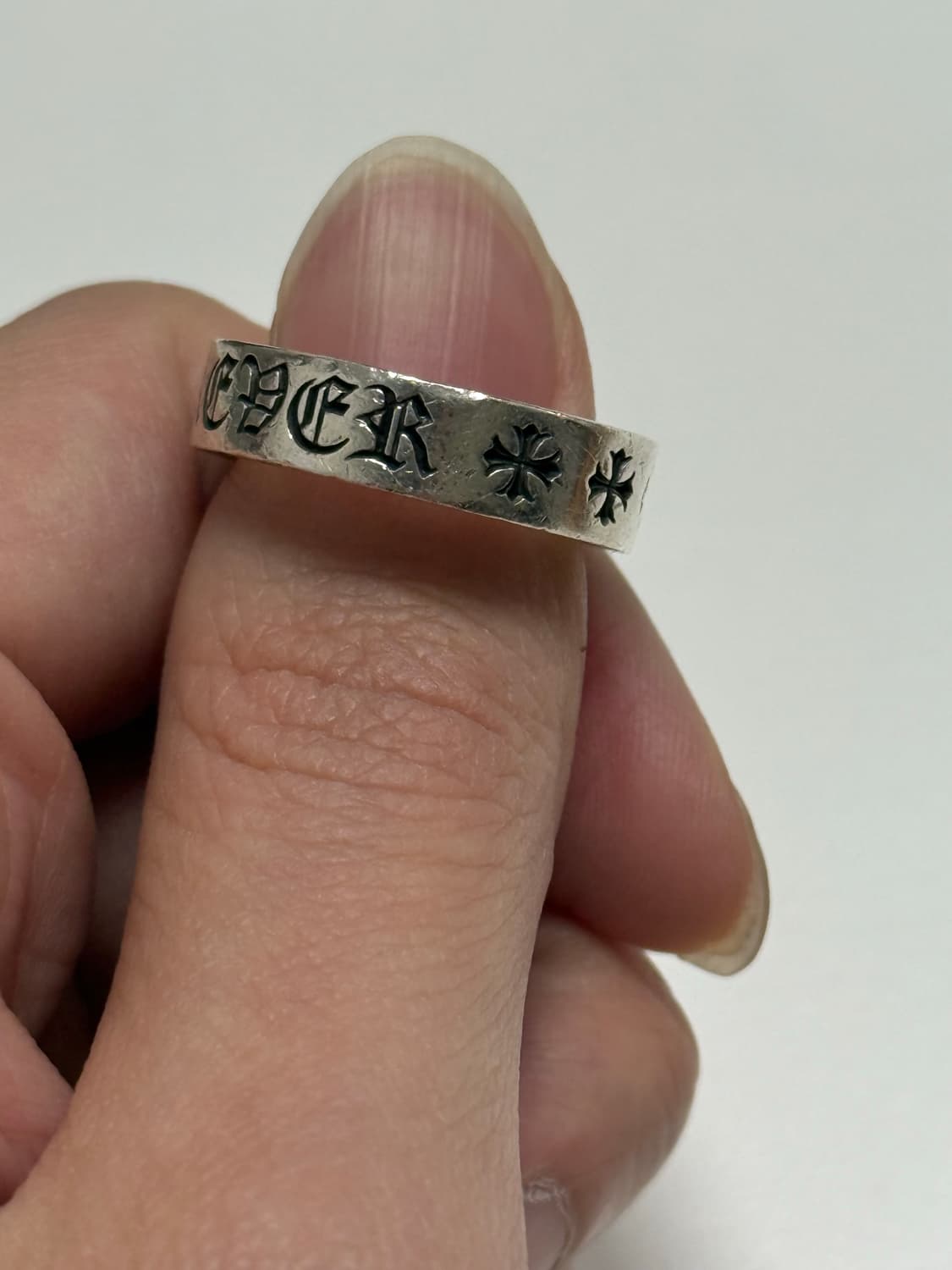 [US7] 크롬하츠 포에버링 백화점 인보이스O 상품이미지3