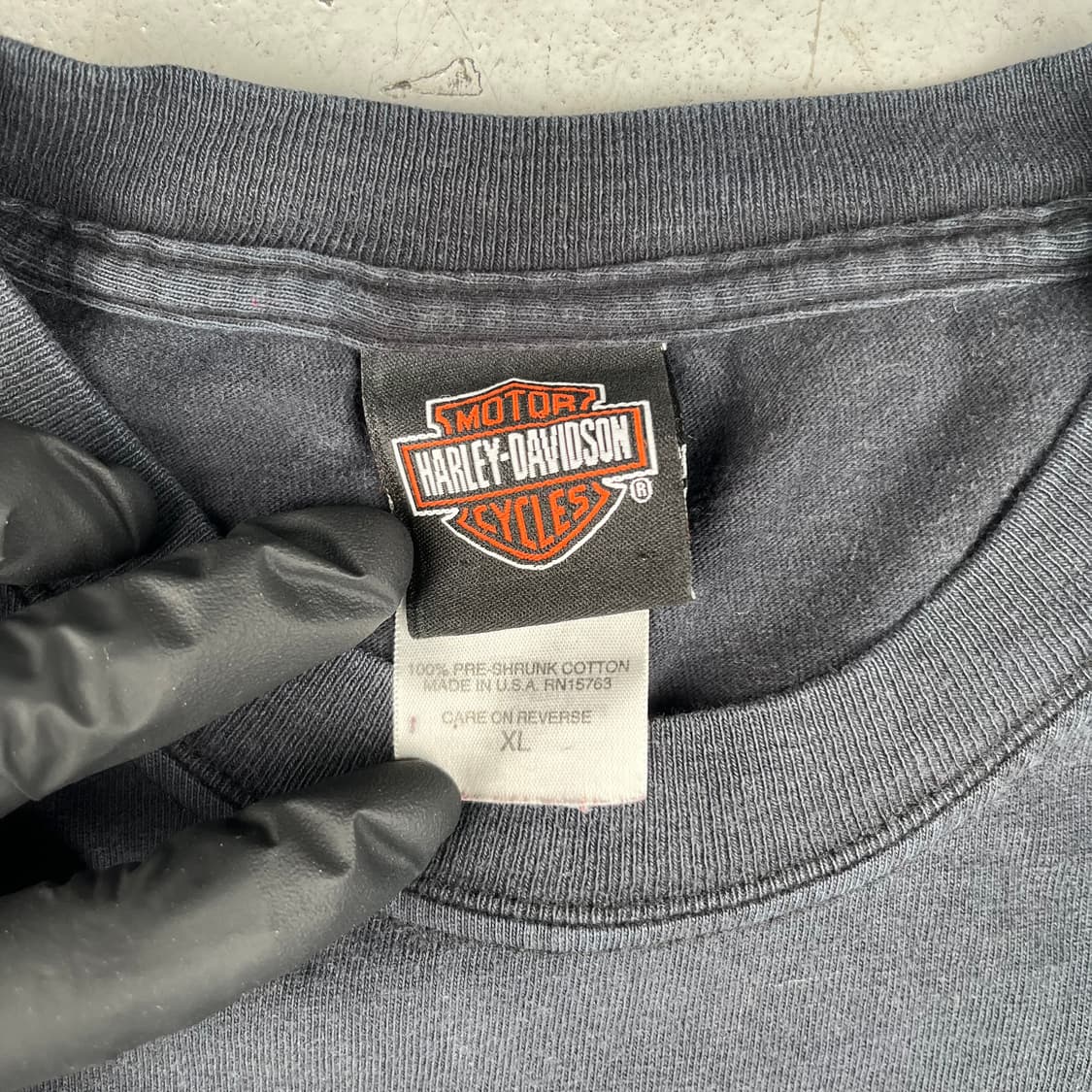 빈티지 할리데이비슨 클로운 플레임 롱슬리브 상품이미지4