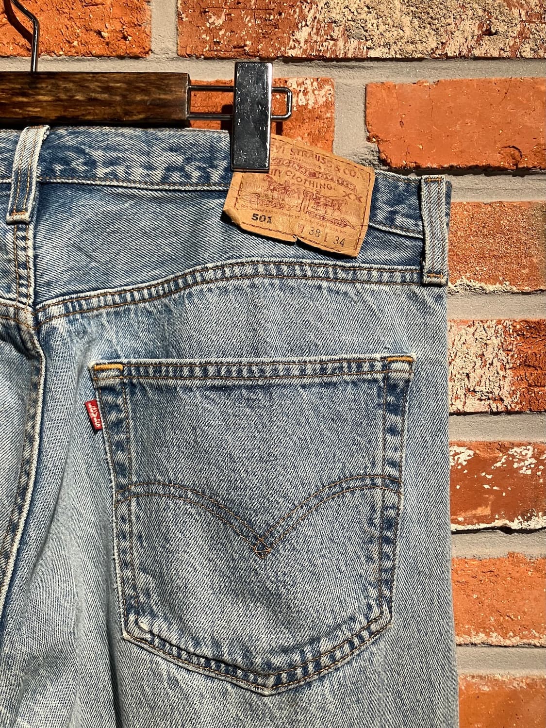 90s USA 빈티지 리바이스 501 데님 팬츠 상품이미지6