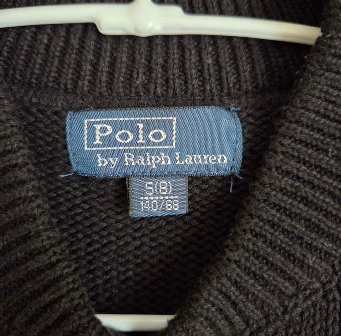 폴로 랄프로렌 스웨터 빅포니 풀집 니트 S 상품이미지4