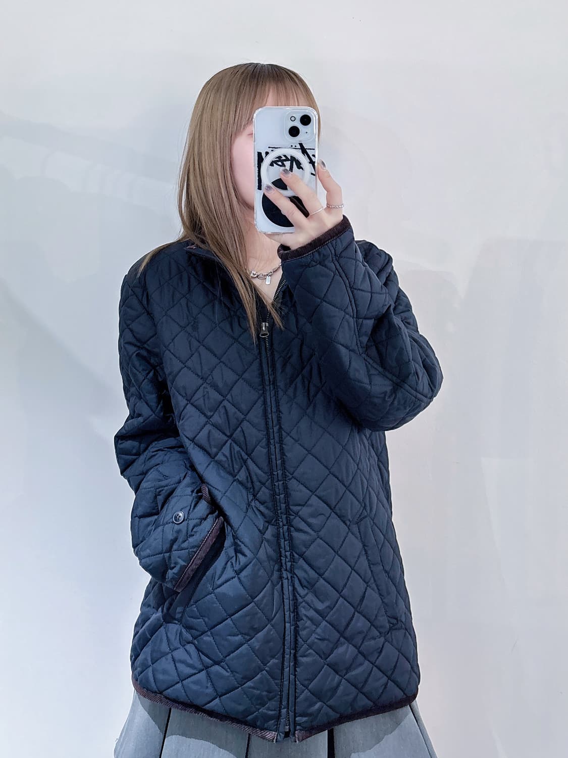 폴로랄프로렌 네이비 포니 퀄팅 자켓 상품이미지1