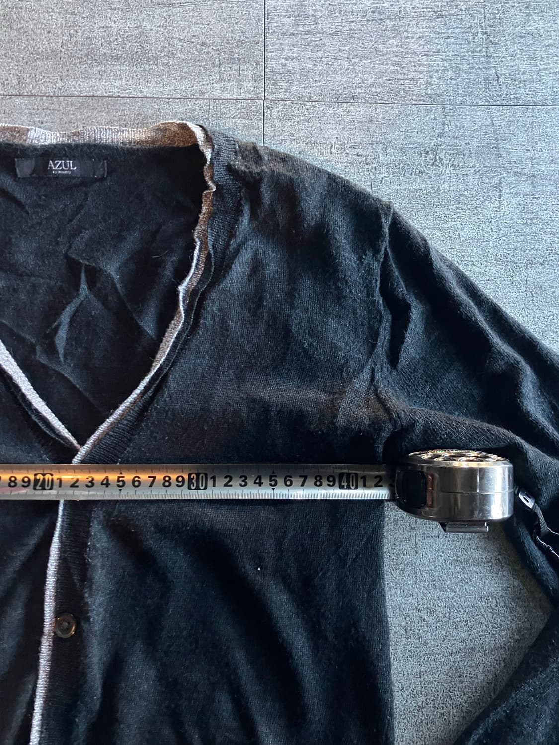 일본빈티지 Azul 올드스쿨아메카지 혁오풍 니트가디건 상품이미지2