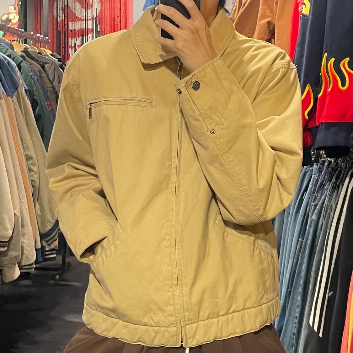 [IM] Vtg 베이지 카라 워크자켓 상품이미지3