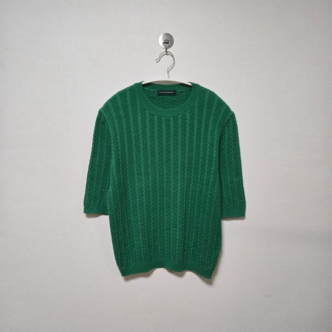 코스모폴리탄줄라이 코튼 니트 티셔츠 / 여성 반팔 / 여성 니트 상품이미지3