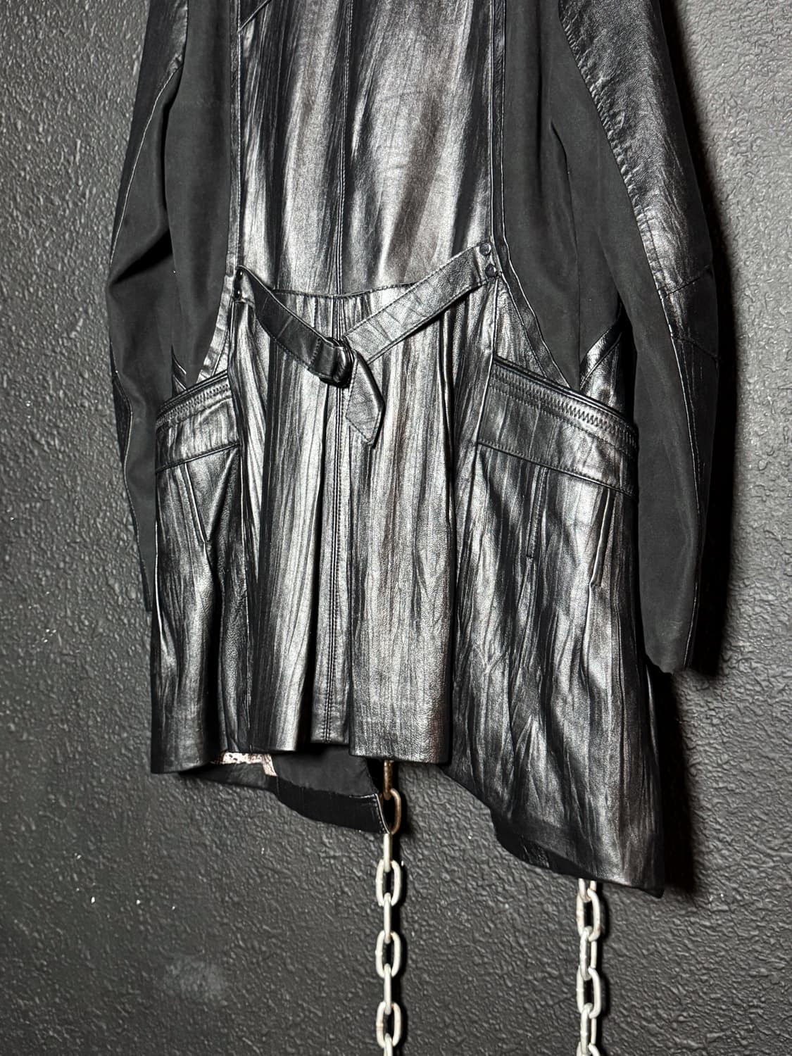 Gothic mood Leather Jacket 상품이미지6