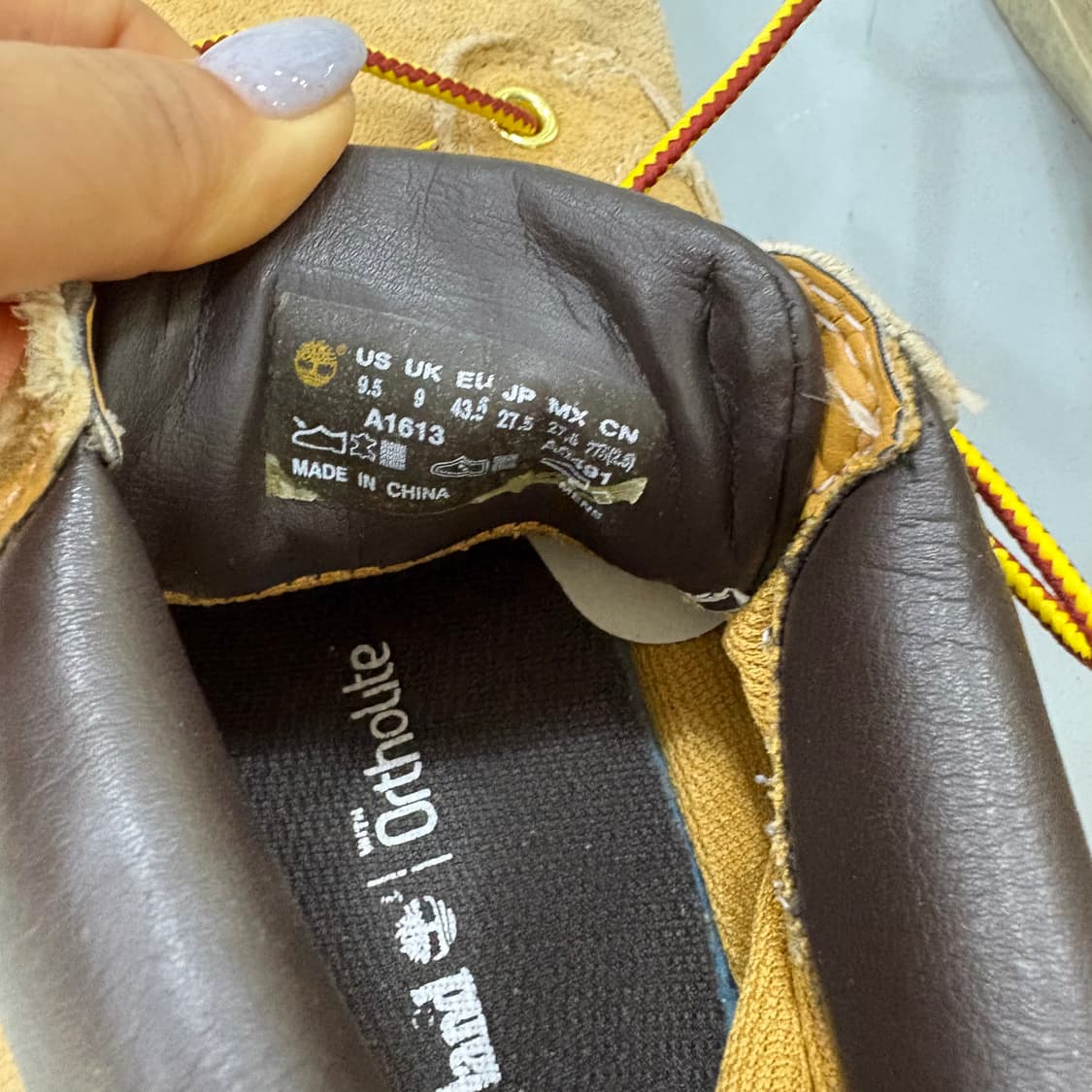 275 팀버랜드 워커 스웨이드 로우 부츠 0310J 상품이미지9