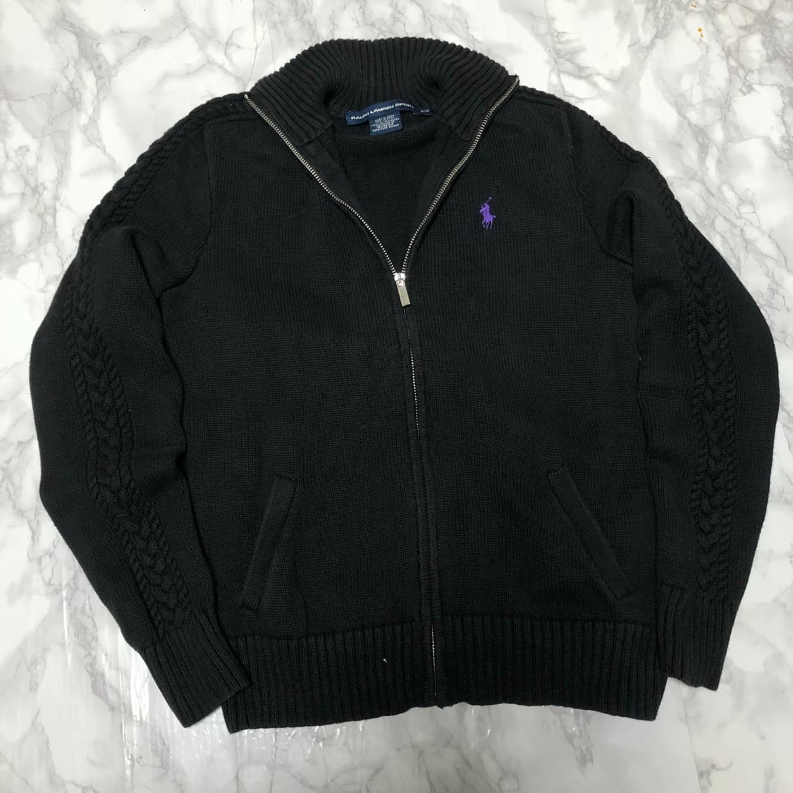 폴로 랄프로렌 니트 집업 자켓 여성용 상품이미지1