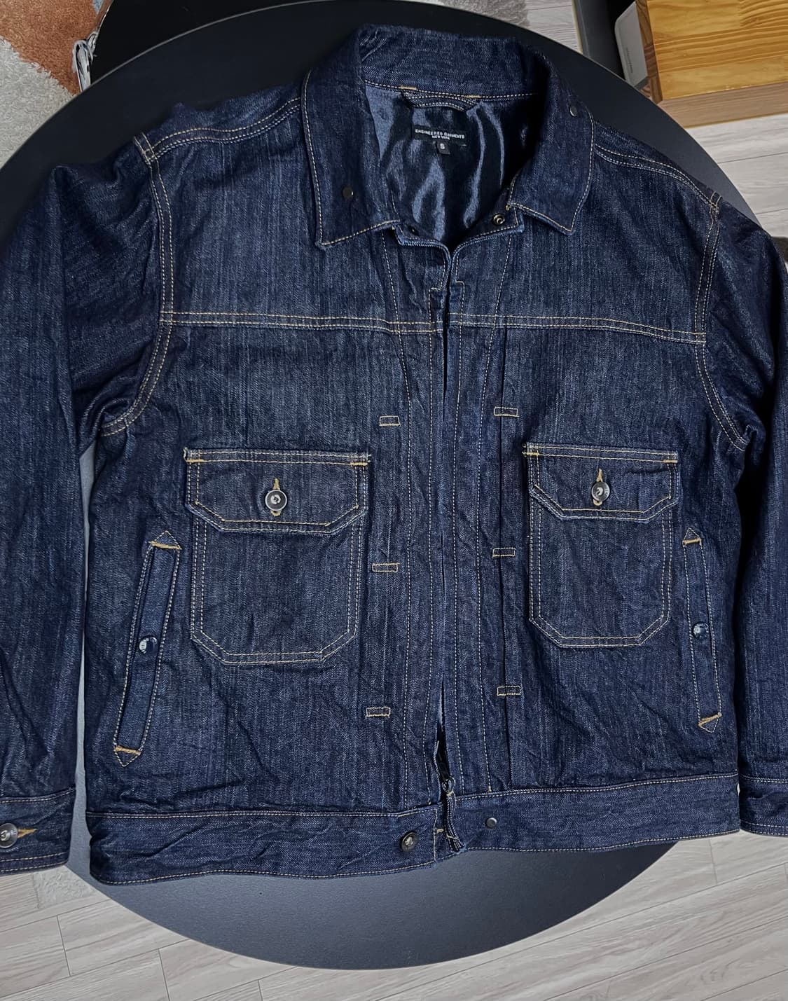 엔지니어드 가먼츠 콘밀원단 데님 셋업 상품이미지2