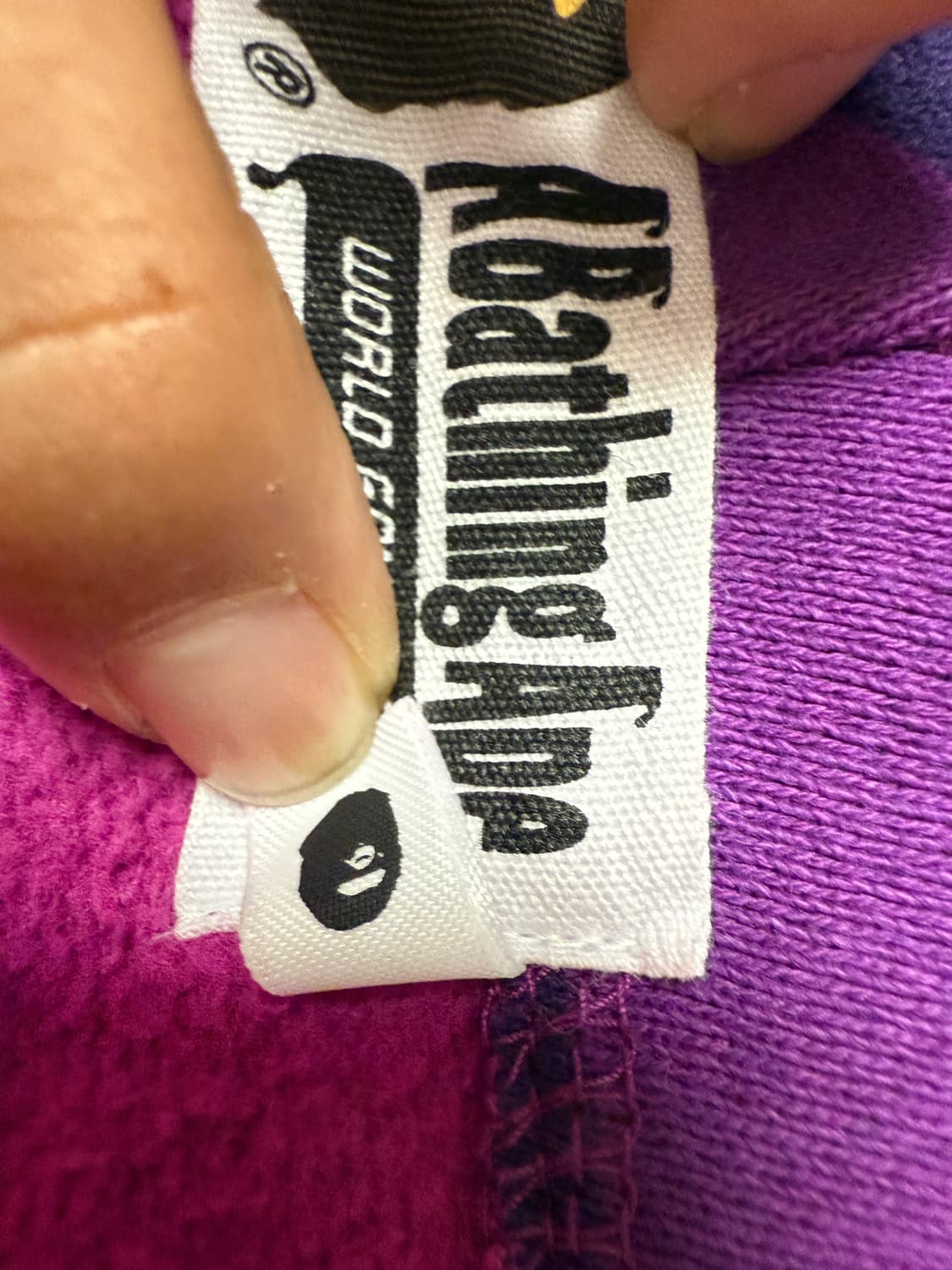 베이프 샤크후드 카모 퍼플 상품이미지6