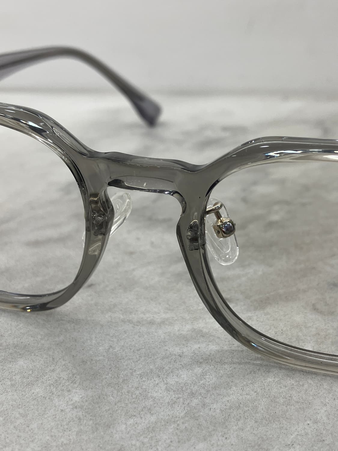B79 KS 투명 그레이 웰링턴 뿔테 안경6832 상품이미지5