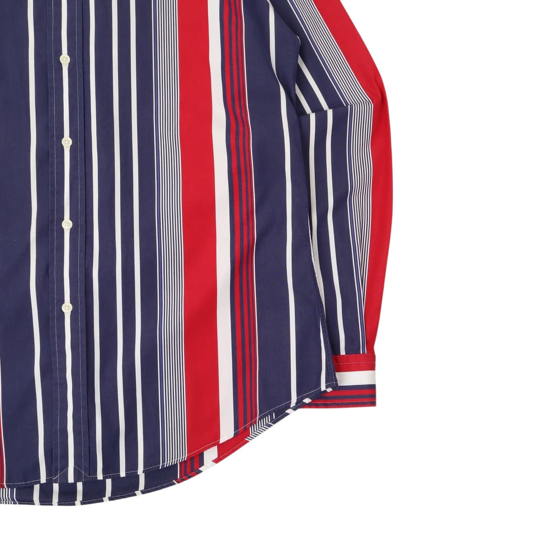 폴로 랄프로렌 네이비 믹스 스트라이프 커스텀핏 셔츠 상품이미지4