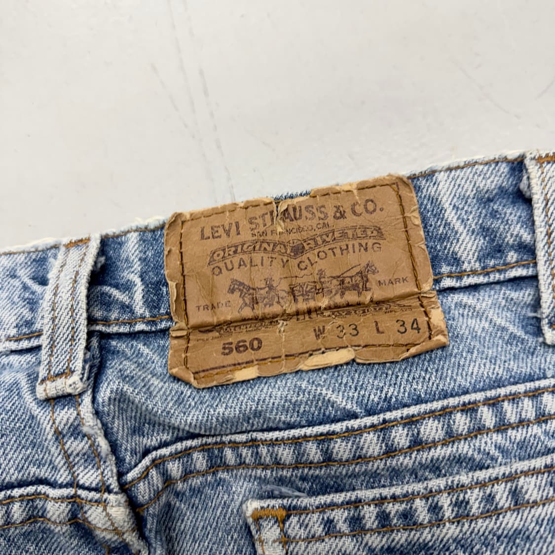 리바이스 90s USA 560 오렌지탭 배기핏 데님팬츠 상품이미지6