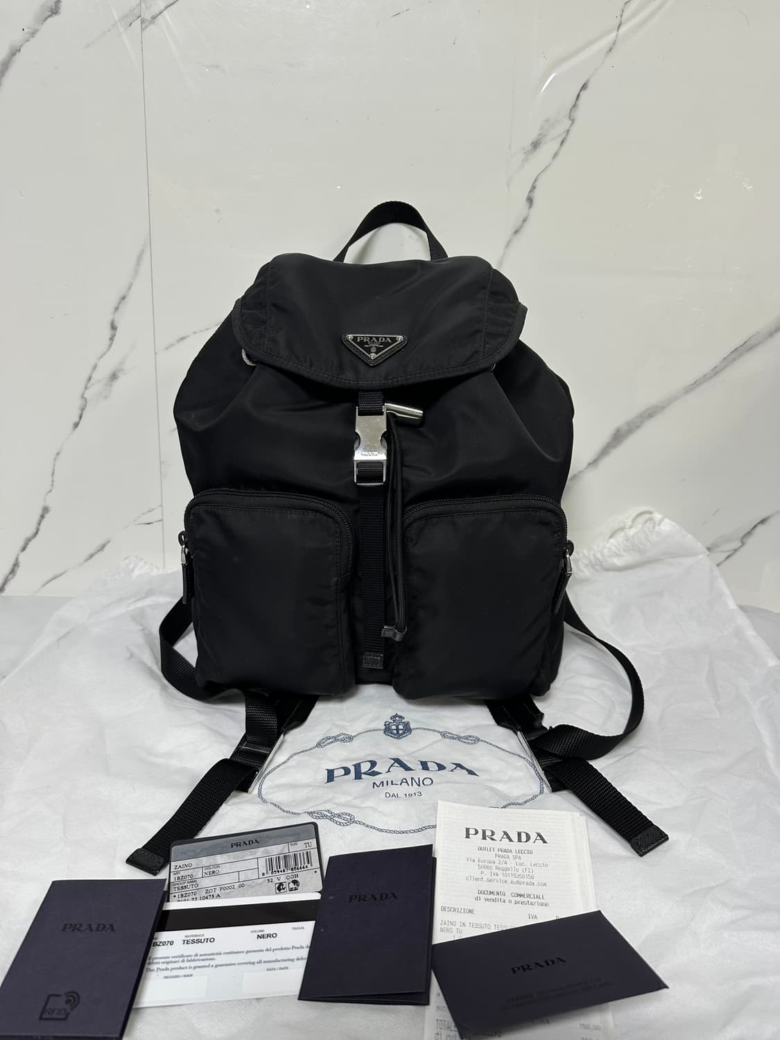 [A+ 정품] 프라다 투포켓 백팩 신형 스몰 상품이미지7