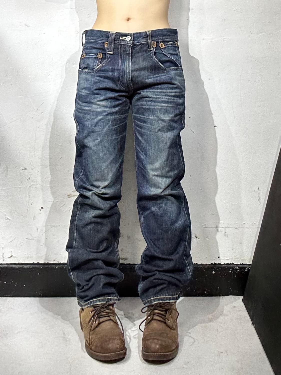 리바이스 진청 엔지니어드 워싱 데님 팬츠 30 상품이미지2