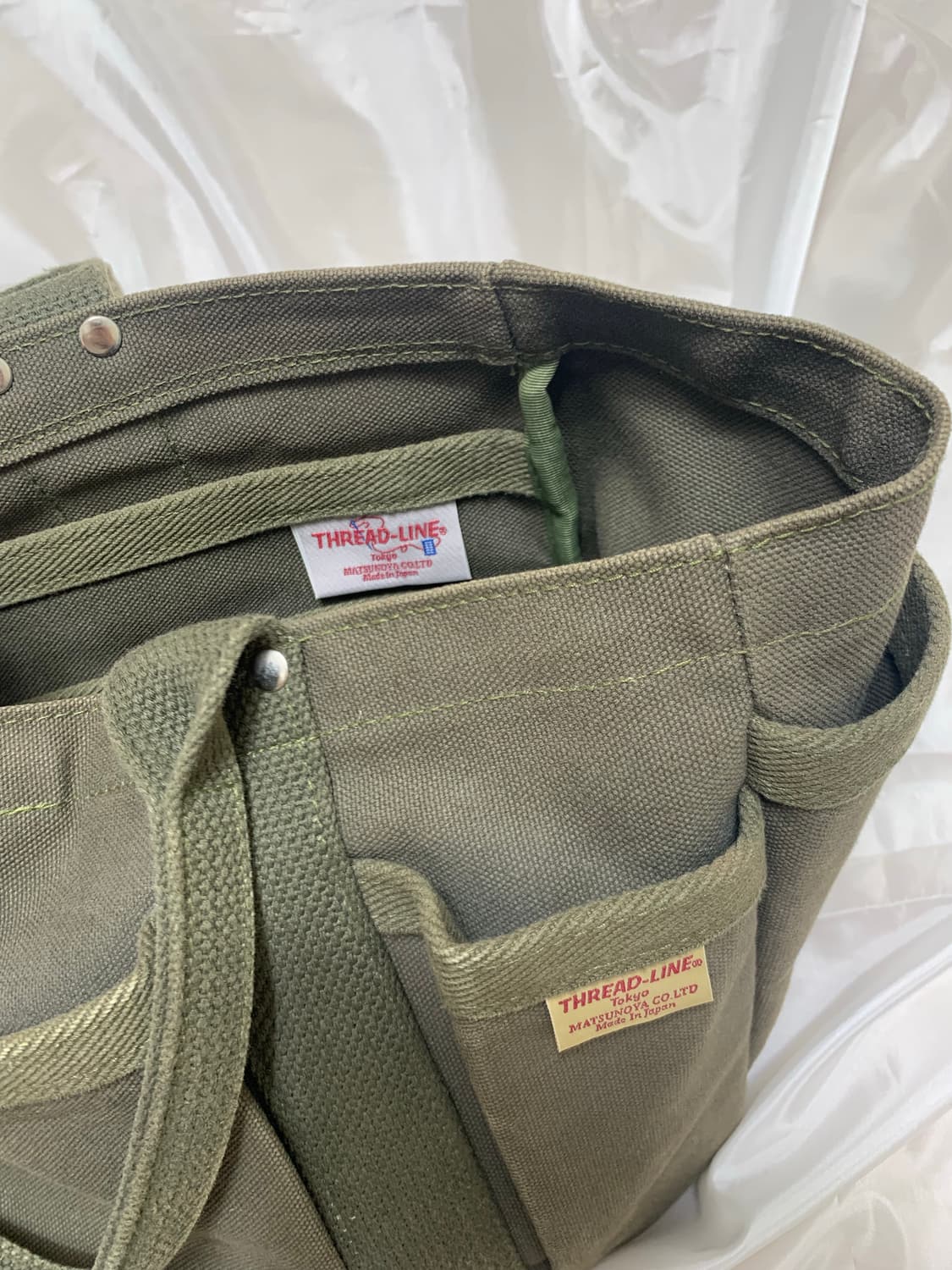 마츠노야 thread-line 캔버스백 상품이미지6