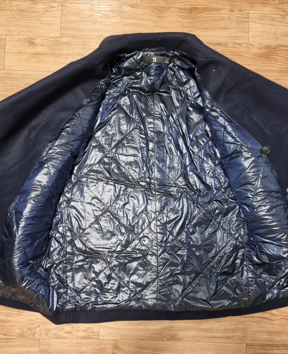 유니클로 +j 질샌더 피코트 네이비 L 상품이미지9