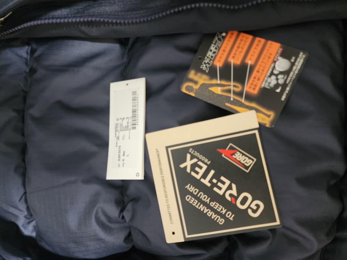 나나미카 24fw 고어텍스 다운 코트 네이비 L 상품이미지3