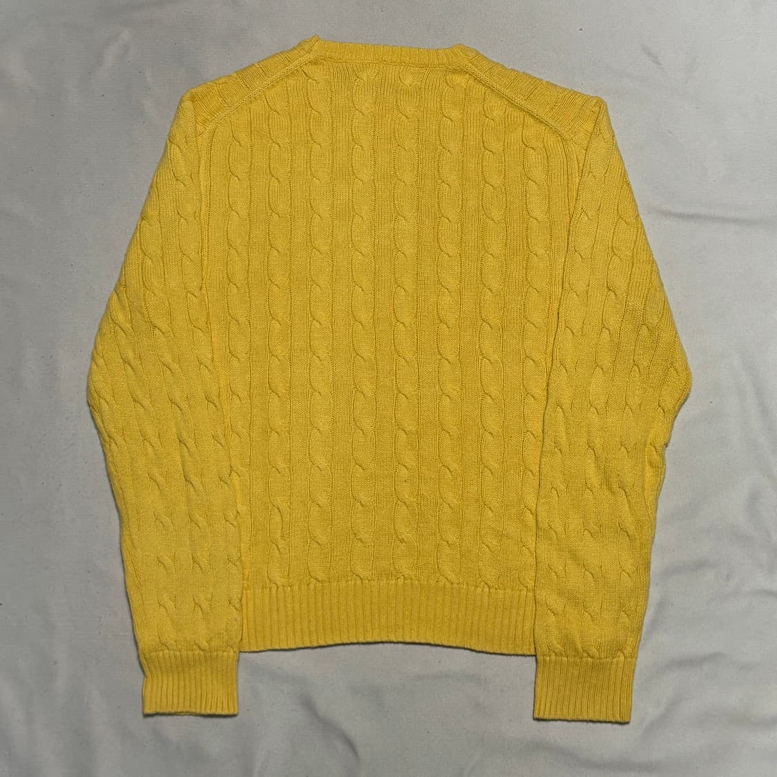 XL 폴로랄프로렌 옐로우 케이블 니트 상품이미지3