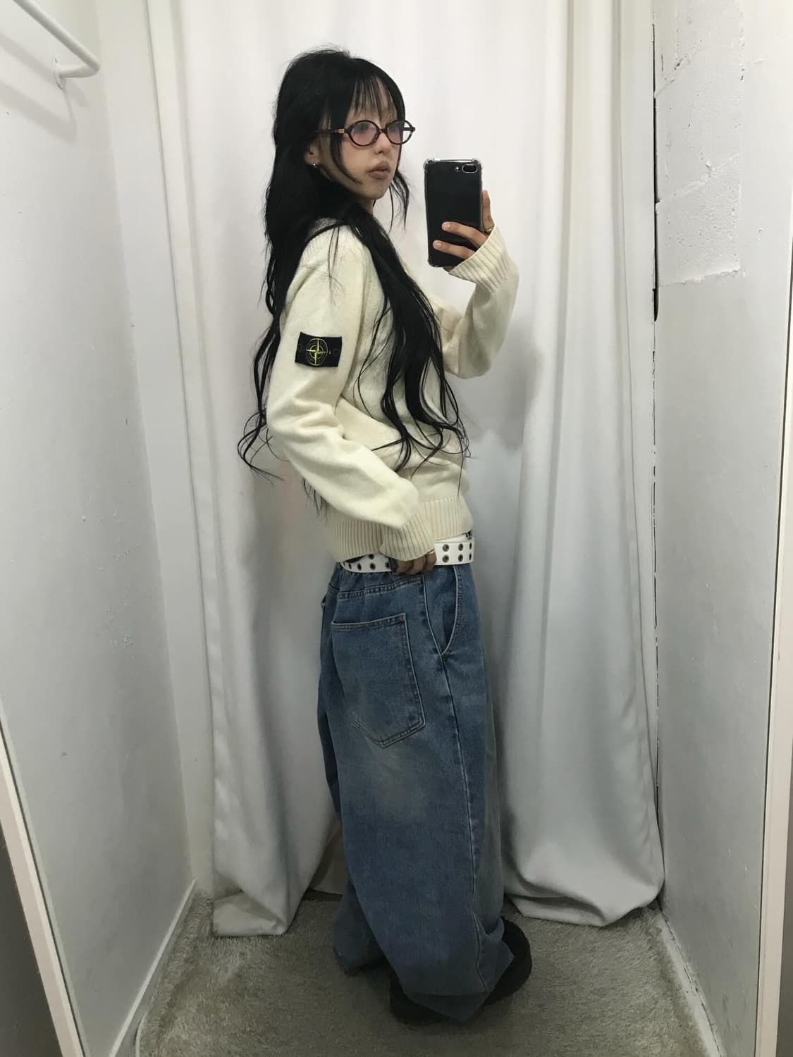 Stone island Patch Wool Sweater 상품이미지5