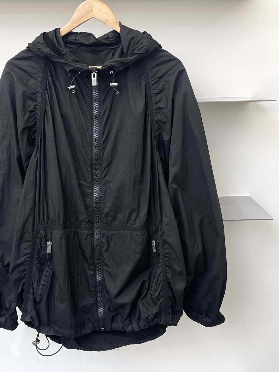 캘빈 클라인 17SS 나일론 셔링 후드 자켓 상품이미지2