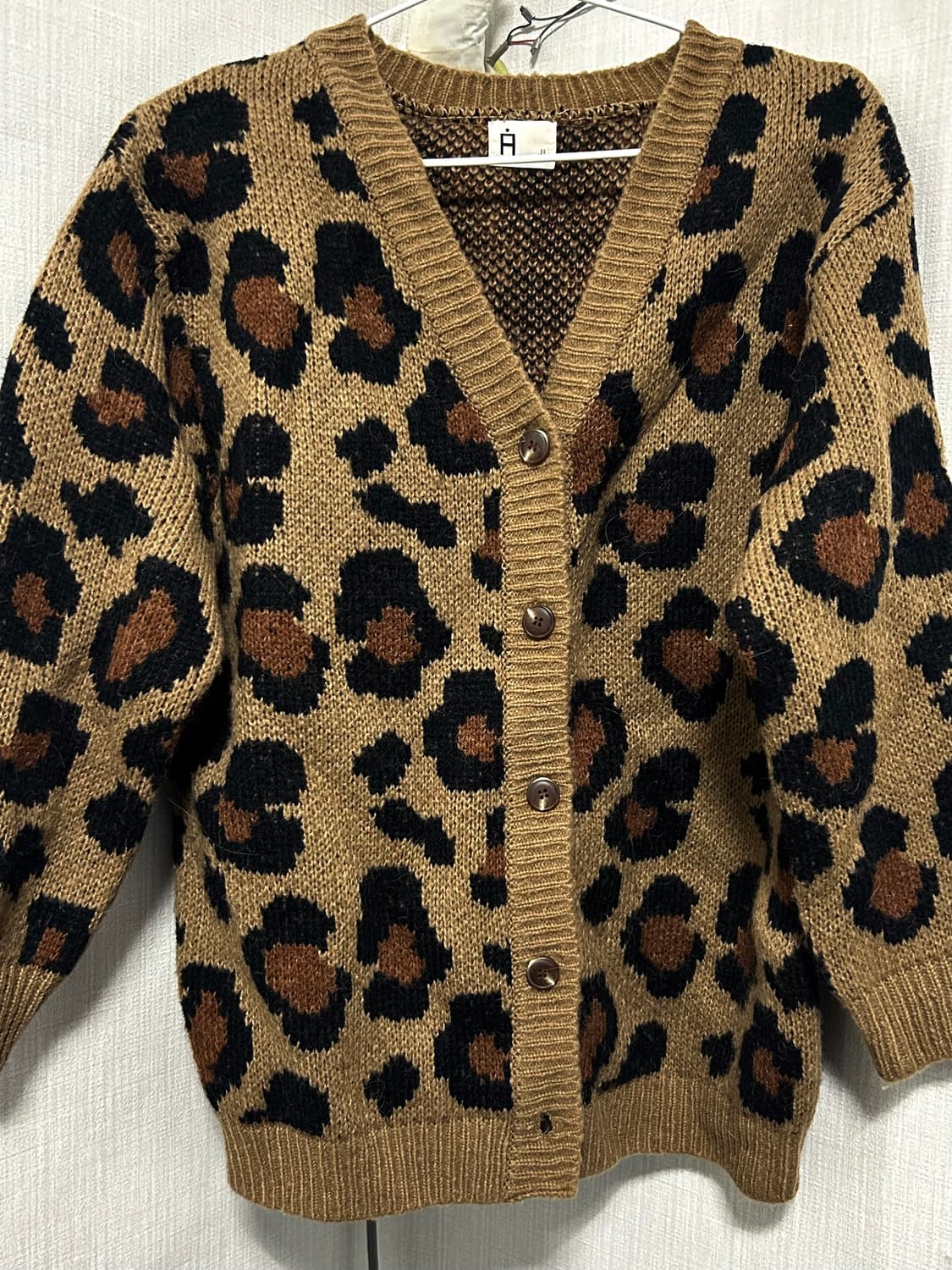 호피 가디건 상품이미지1