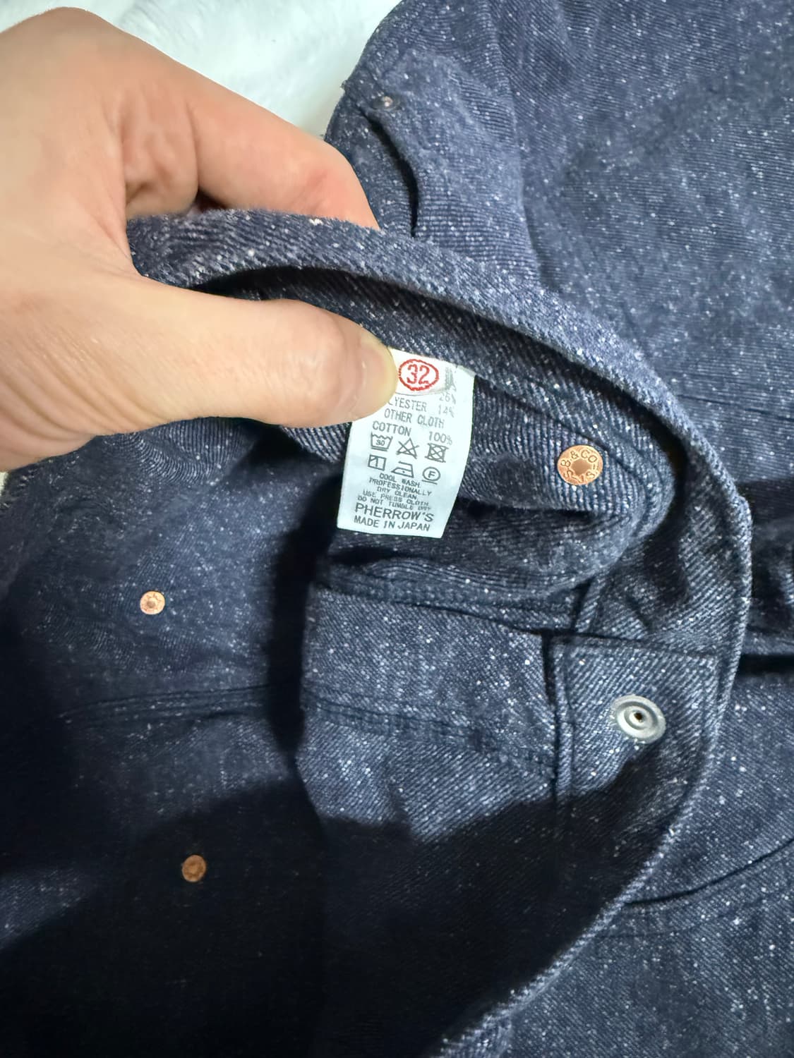 [32] 페로우즈 더블니 카펜터 팬츠 네이비 상품이미지4