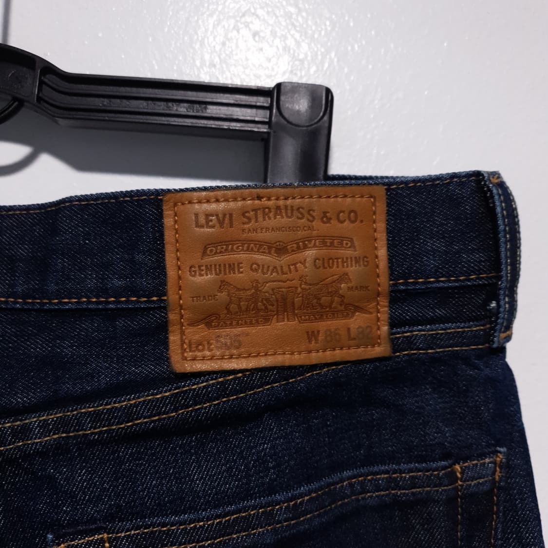 리바이스 USA 505 스트레이트 셀비지 진 데님 팬츠 청바지 34 상품이미지10
