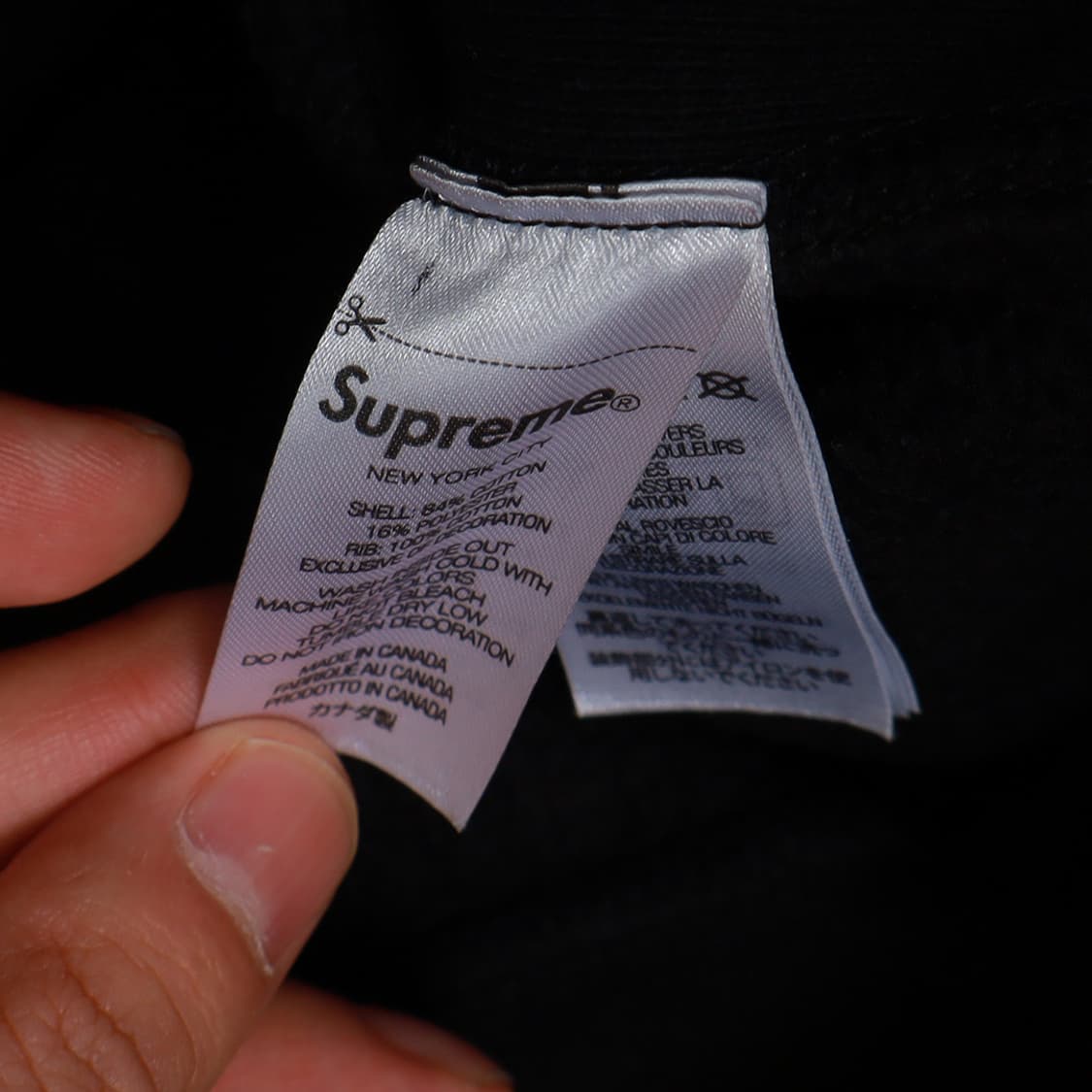 Supreme 슈프림 24FW 박스로고 후드티셔츠 블랙 L 상품이미지5