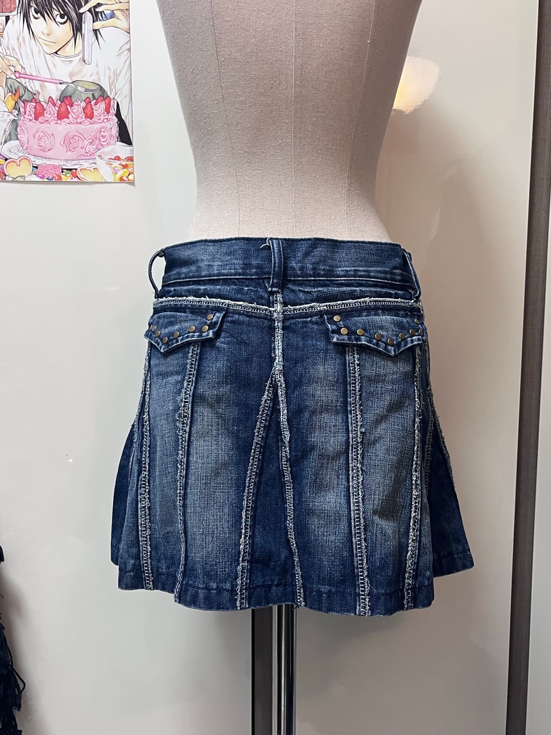 오네갸루 데님 청치마 상품이미지4