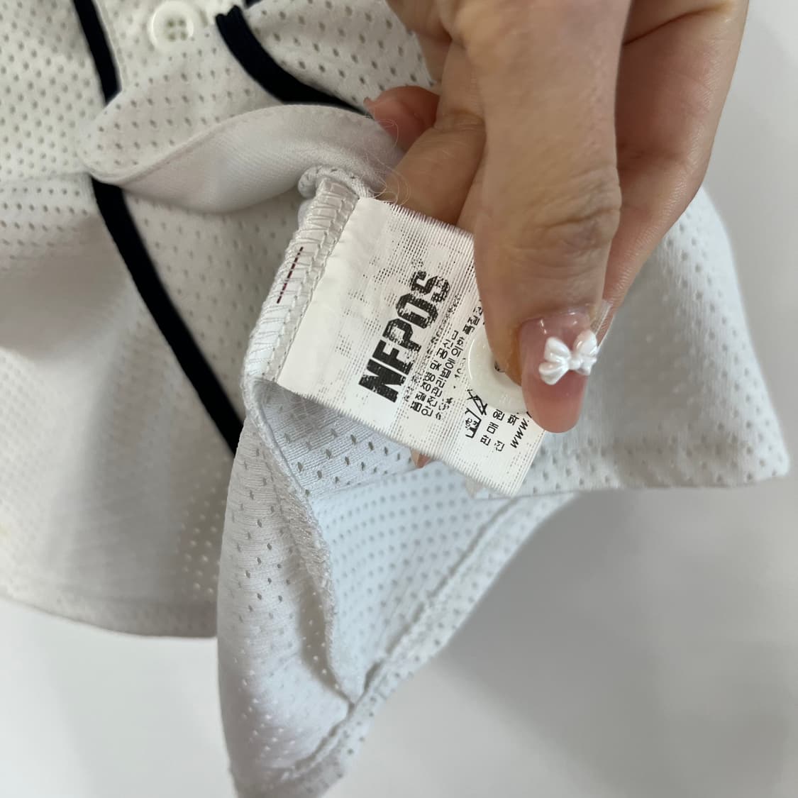 두산베어스 노마킹 올드 반달 홈 유니폼 상품이미지6