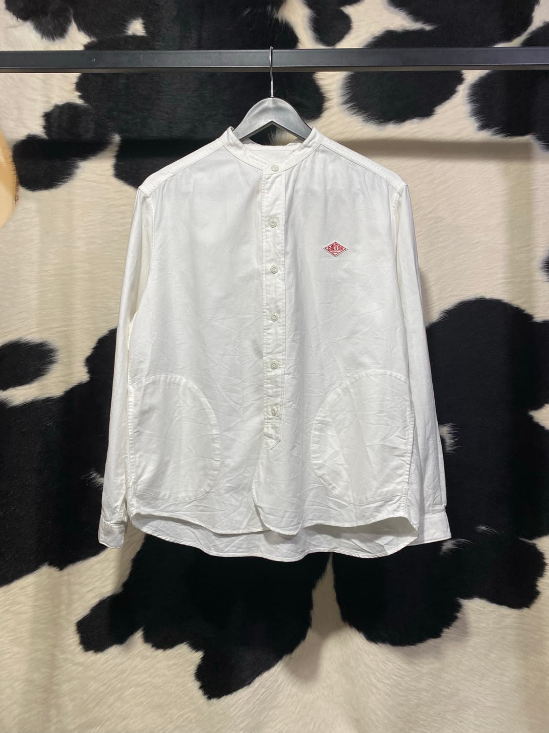 Danton 차이나칼라 포켓 셔츠 상품이미지2