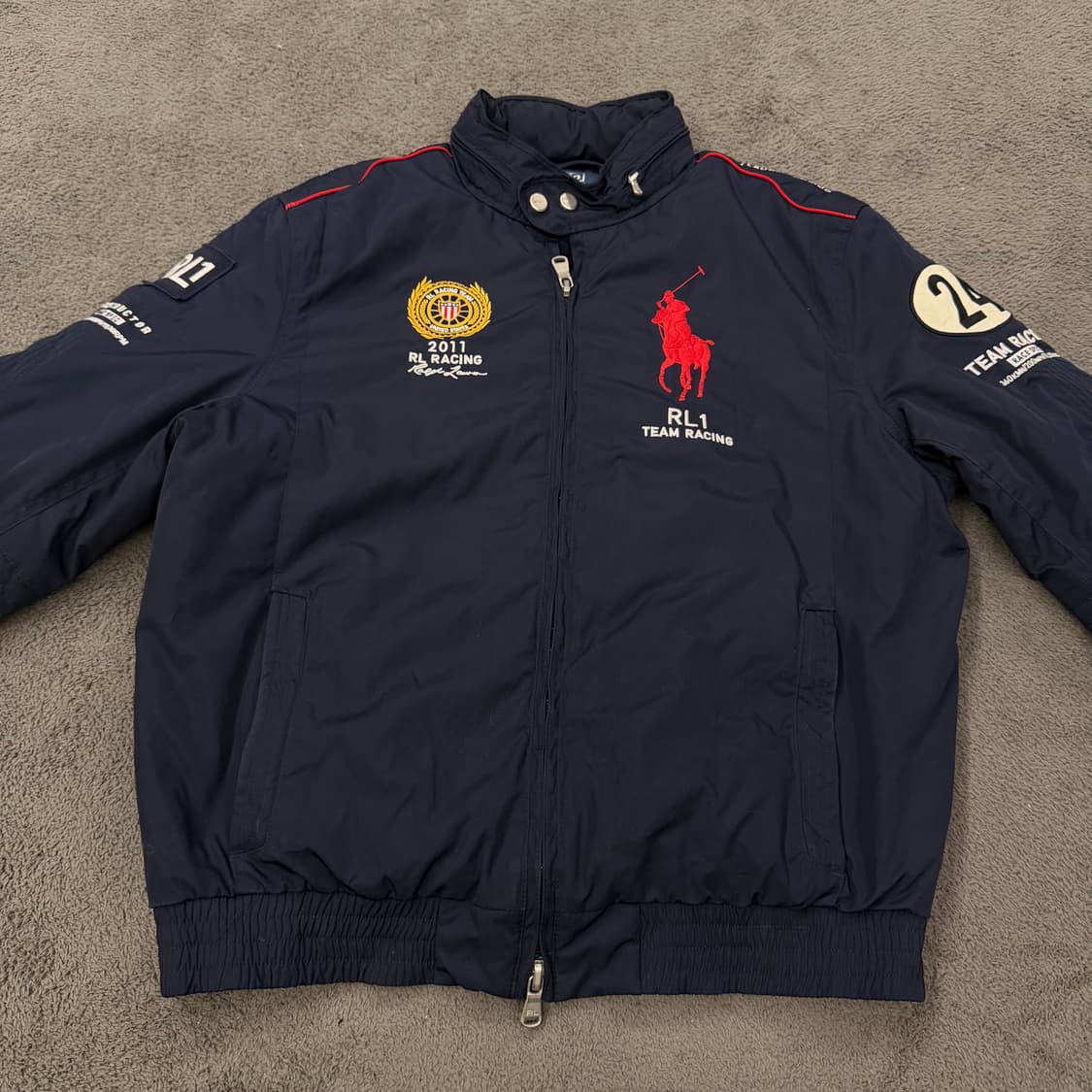 [ 정품/L ] 폴로랄프로렌 2011 레이싱 USA 패디드 자켓 상품이미지2