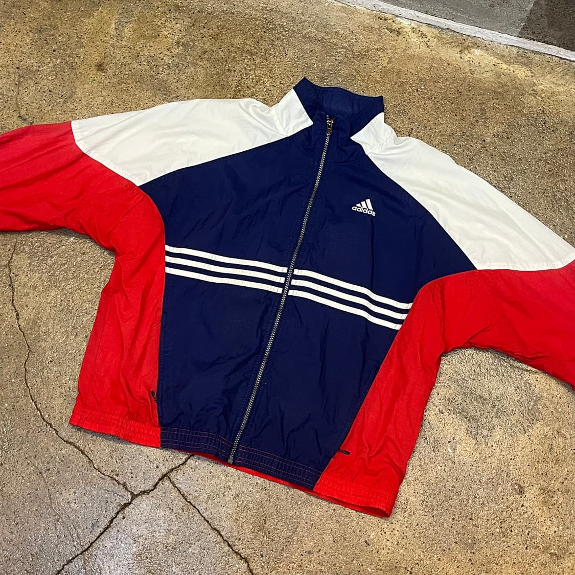 미국 빈티지 아디다스 배색 바람막이 상품이미지2